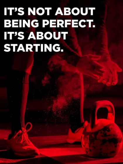 It's not about being perfect from the start. It's about having the courage to begin. We celebrate the effort of showing up.