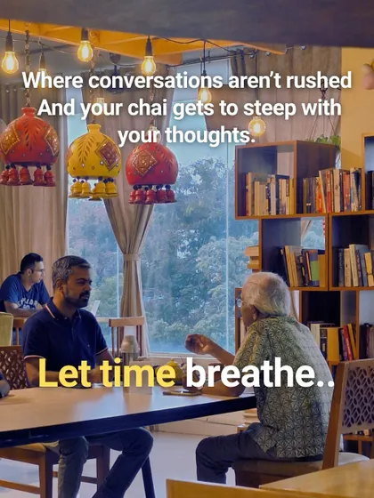 In a world that’s always rushing, I wanted to create a space where time can breathe. Here, conversations aren't hurried, and your chai can steep with your thoughts. Settle in and stay awhile.