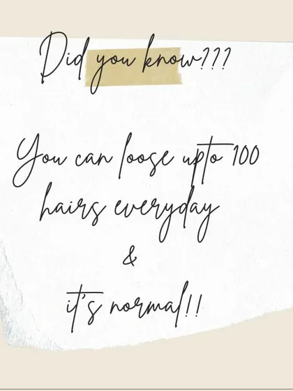 Did you know that losing up to 100 hairs a day is considered normal? It's important to understand the natural hair cycle to know when hair fall is a concern that needs a dermatologist's attention.