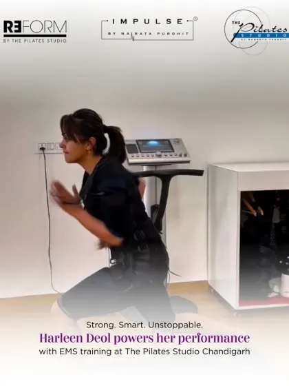 Cricketer Harleen Deol powers her performance with EMS. This training is key for building the lean muscle and explosive power needed in her sport.