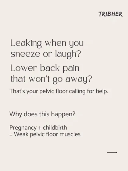 Leaking when you sneeze or laugh? Lower back pain that won't go away? These are signs your pelvic floor is calling for help. Pregnancy and childbirth weaken these muscles, but they can be retrained.