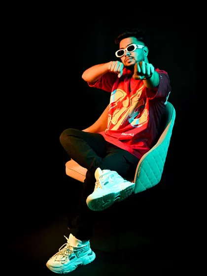 Another pose from my photoshoot. It's all about confidence and owning your style.