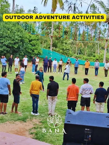 We facilitate engaging outdoor team-building sessions on our spacious lawns. These activities are designed to break the ice, improve communication, and get everyone energized and working together outside the office.