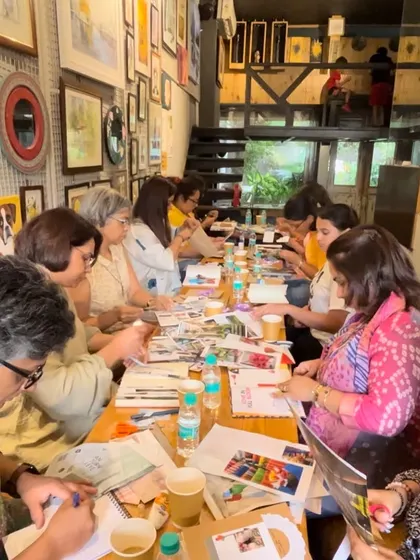 My trip to Chandigarh for a workshop was so special. It was a chance to connect with amazing people, share our creativity, and make beautiful memories. Thank you for being a part of my journey.