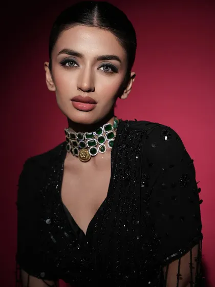 Stepping out in style with a black dress and smoky eyes. This look is all about confidence, and I teach you how to create the perfect black smokey eye in my classes.