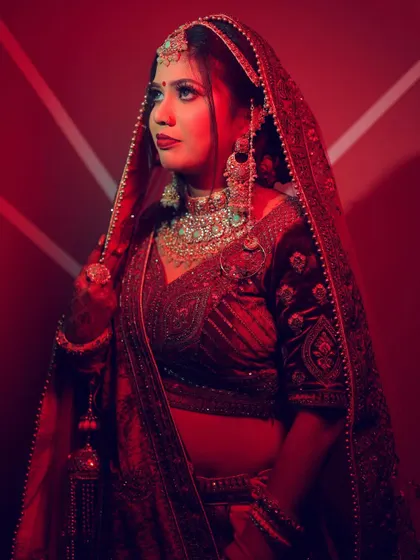 Another shot from the same series, showing how I direct brides into poses that are both powerful and elegant.