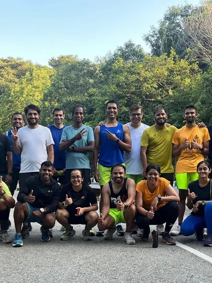 A member's appreciation post after completing his first half marathon. It shows the power of our community and coaching in helping people achieve their dreams.