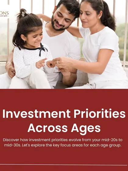 An introductory image for our series on investment priorities across different ages. It shows a family, symbolizing the importance of financial planning for securing the future of your loved ones as your life evolves.