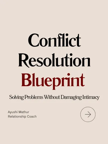 Most couples think the goal of a fight is to win. The happiest couples know the goal is to understand. This is a preview of my Conflict Resolution Blueprint, a four-step guide to help you solve problems without damaging intimacy.