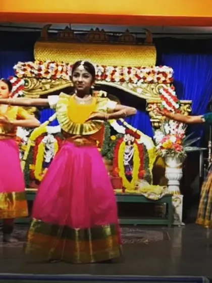 Another dynamic moment from our ensemble's performance at the Kanaka Purandara Sangeetha Utsava.