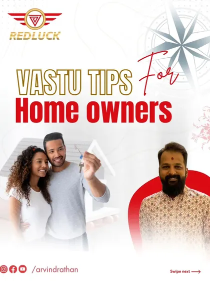 This carousel provides essential Vastu tips for homeowners to design harmonious living spaces.