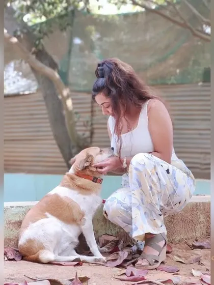 A quiet weekend moment at home with my girl Tinku. My love for animals extends to all, including my own beloved indie dog.
