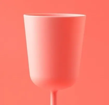 An example of a stylized, monochromatic 3D render used for conceptual brand imagery. This approach allows for complete creative control over color, form, and composition, perfect for creating unique social media content or minimalist ad campaigns.
