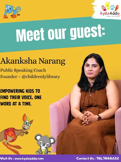 Meet Akanksha Narang, a public speaking coach who is on a mission to empower kids to find their voice. In her episode, we discuss how to help children speak up and shine confidently.