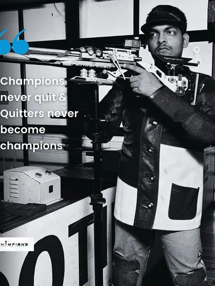 Champions never quit, and quitters never become champions. This is the mantra we live by at our range.