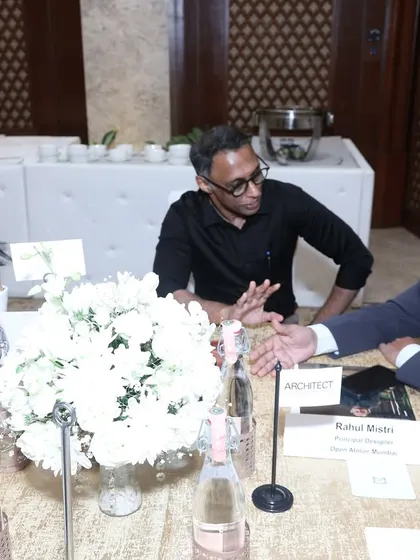 In deep discussion with fellow architects during the Aces of Space jury deliberations. These conversations are where we debate the merits of design and push for higher standards.