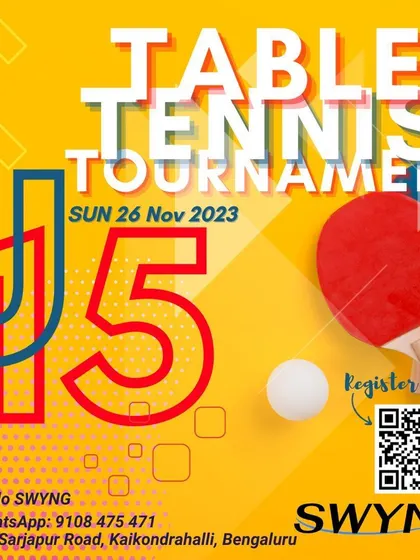 We create vibrant and clear announcements for all our junior tournaments to attract young talent from across the city.