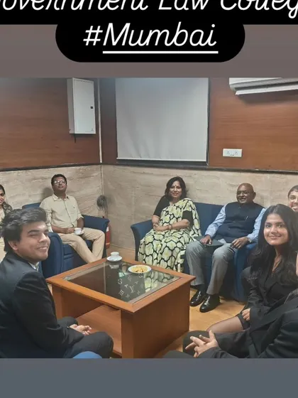 A behind the scenes moment with fellow panelists and organizers at the GLC Mumbai event.