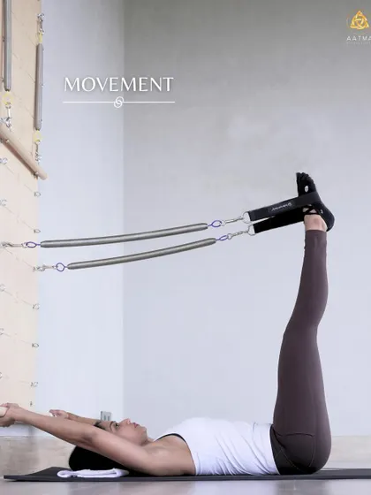 Using the springboard for leg work is a fantastic way to build strength and control. The springs provide constant tension, challenging the muscles through the entire range of motion.
