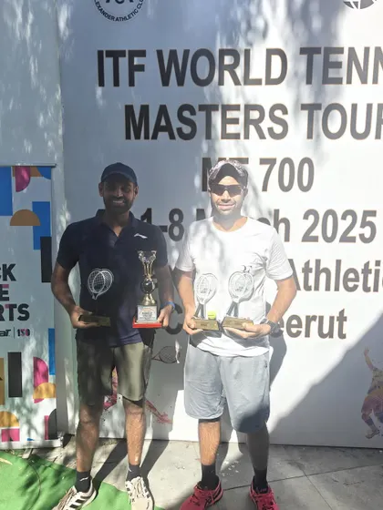 A double victory for me at the ITF MT700 tournament, securing both the singles and doubles titles. It was a tough week of competition, and we are proud of the result.