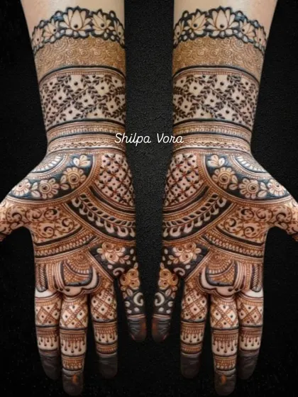 The design on a black background for a dramatic effect.