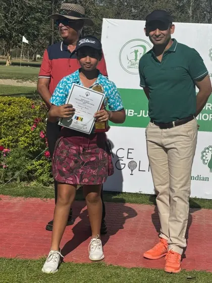 Aaradhaya Rawat, the runner-up in Category D at the IGU North Zone event. It's great to see my players pushing each other at the top.