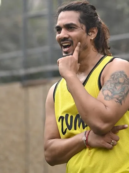 A candid shot of me enjoying the moment during a Zumba class. My goal is to make fitness feel like a celebration.