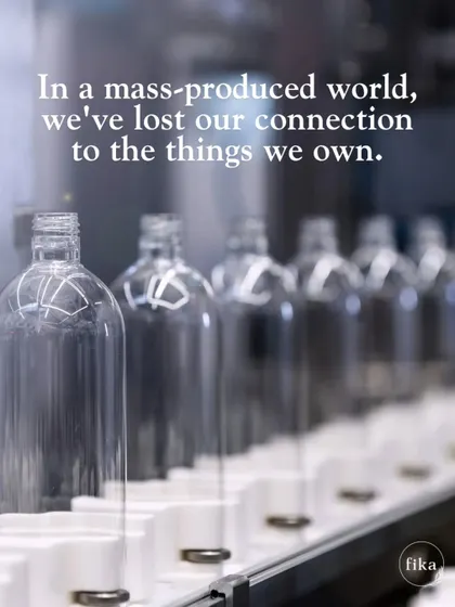 In a mass-produced world, we've lost our connection to the things we own. I choose to create handmade products to bring back that sense of care, individuality, and sustainability.
