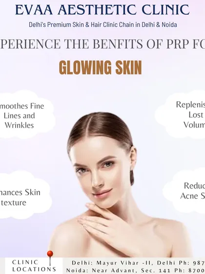 Experience the benefits of PRP for glowing skin. This treatment smoothes fine lines, replenishes lost volume, enhances skin texture, and reduces the appearance of acne scars.