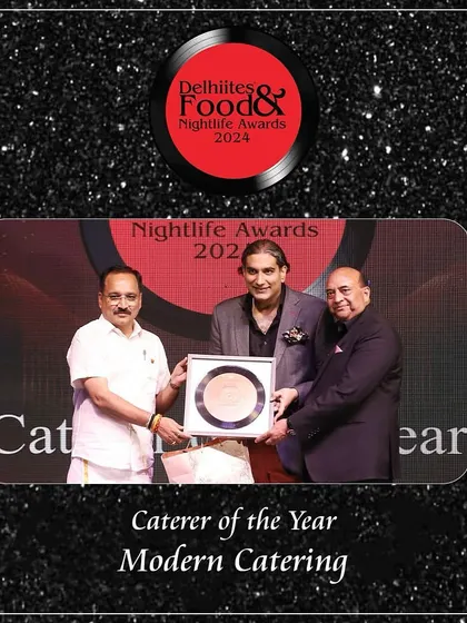 The official announcement of our 'Caterer of the Year' win from the Delhiites Food & Nightlife Awards 2024.