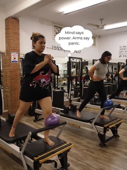 "Mind says power. Arms say panic." Your mind is stronger than you think. You've got this.