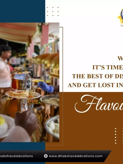 It's time for the best of dishes. A guest helps themselves to the delicious spread at one of my events, ready to get lost in the flavours.