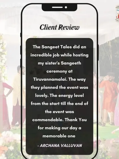 "The way they planned the event was lovely. The energy level from the start till the end of the event was commendable." Maintaining high energy throughout the event is our specialty.