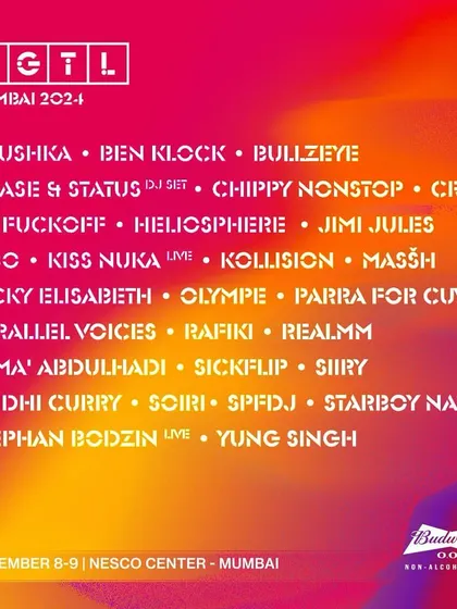 The full lineup for DGTL Mumbai 2024. It's always a pleasure to be part of such a well curated list of international and Indian artists.