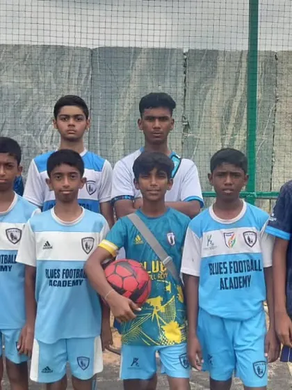 The Blues FA U15 team ready for action at the William Sports Management Youth Challenge. They are prepared to showcase their grit and passion.