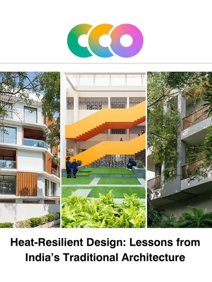 In an interview, we discussed how lessons from India's traditional architecture can inform modern heat-resilient design. Integrating traditional wisdom with new technology is key to creating sustainable urban habitats.