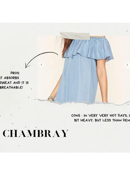 A duplicate view on the benefits of chambray.