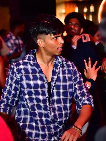 A partygoer completely lost in the rhythm of an Anirudh track. This is the vibe we create, every single time.
