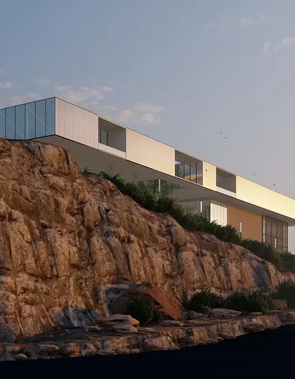 For this space technology campus, we designed the building to hover above the unique rock formations of the Deccan Plateau. Instead of flattening the landscape, we celebrated it, preserving the ancient geology and creating a dialogue between the built form and the natural terrain.