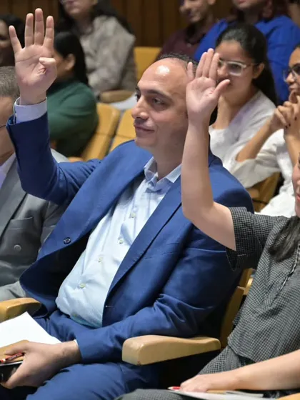 Members of the esteemed jury, including diplomats from the Embassy of Egypt, participate in the MUN voting. Their presence adds a layer of authenticity and prestige to the event.