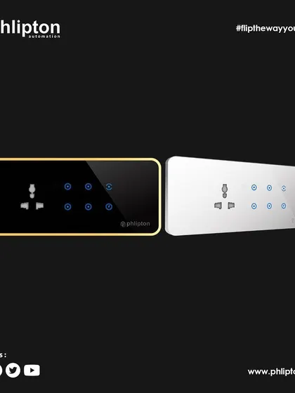 This variant of my chamfered panel includes a socket and six touch buttons, offering maximum convenience for your bedside, desk, or entertainment area.