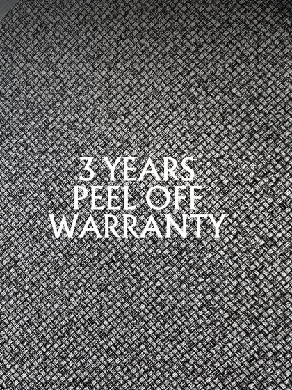 We guarantee our quality with a 3-year peel-off warranty. This gives you peace of mind, knowing that your investment is protected and your walls will remain beautiful.