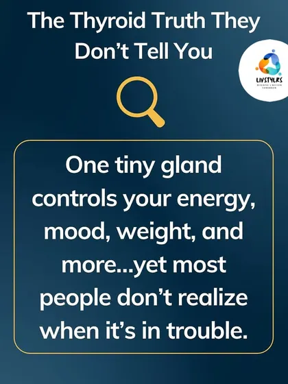 The thyroid is a tiny gland that controls your energy, mood, and weight. Most people don't realize it's in trouble until symptoms become severe. Understanding your thyroid is the first step to managing it.