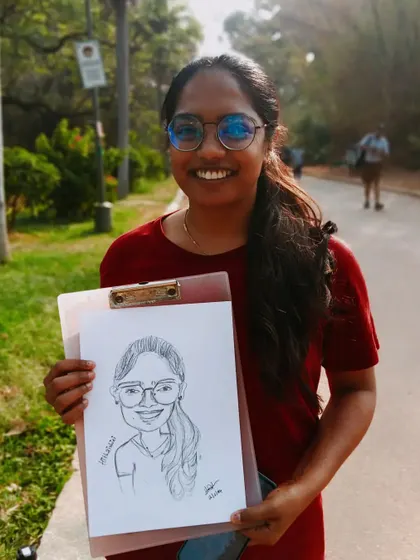 Meet the sunstar, Hithaishini. Her smile is as bright as her nickname.