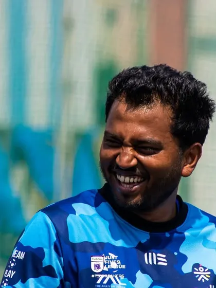 The joy of the game is evident on this player's face. Our events are about more than just winning; they are about creating positive and memorable experiences.