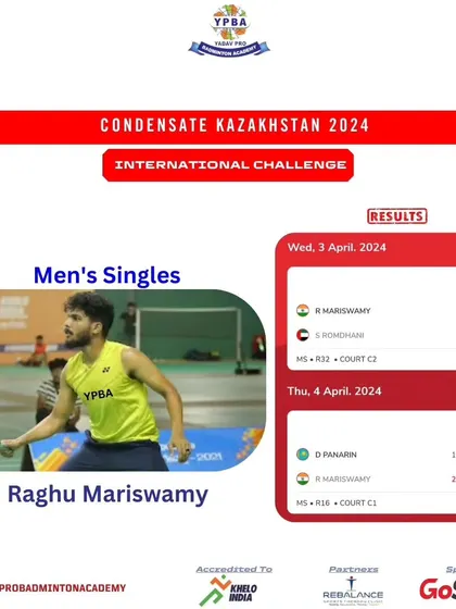 A duplicate poster of Raghu Mariswamy at the Condensate Kazakhstan 2024 International Challenge.
