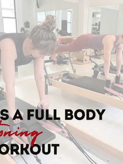 Reason 2: It's a full-body toning workout. No muscle gets left behind in our classes.