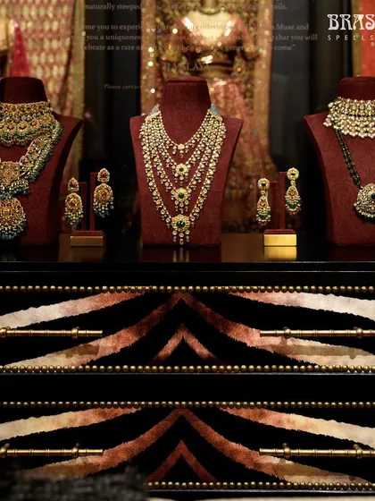 The Bamboo pulls on display drawers for fine jewelry. The hardware's quality and design must match the luxury of the items they help to present.