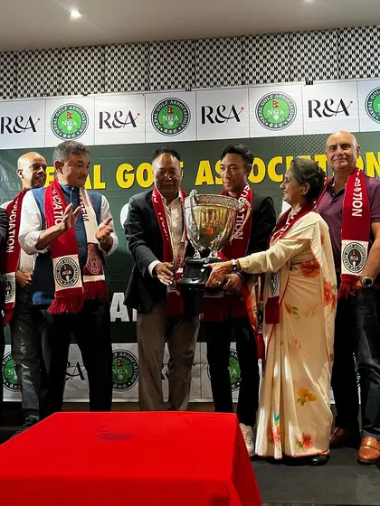Celebrating the success of our athlete Subash Tamang at a felicitation ceremony by the Nepal Golf Association for his win at the All India Amateur Championship. It takes a village to raise a champion, and we are honored to be part of his journey.