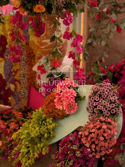 An abundance of colorful flowers creates a stunning, textured floral display.